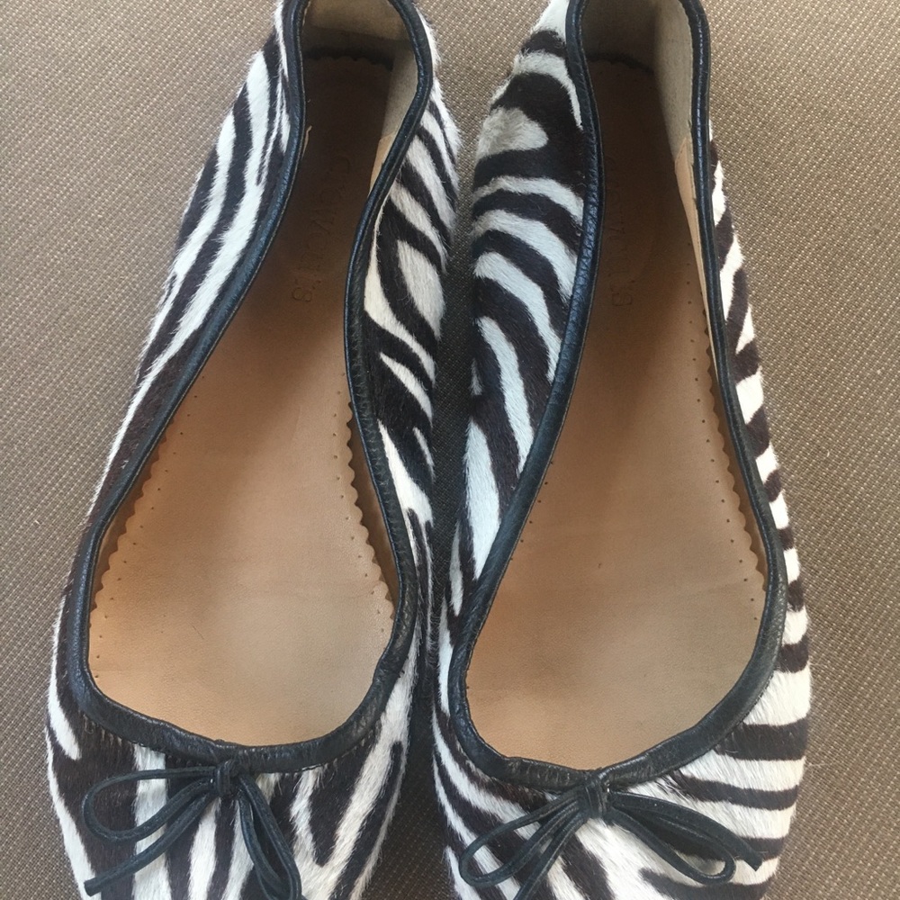 Animal print ballet flat